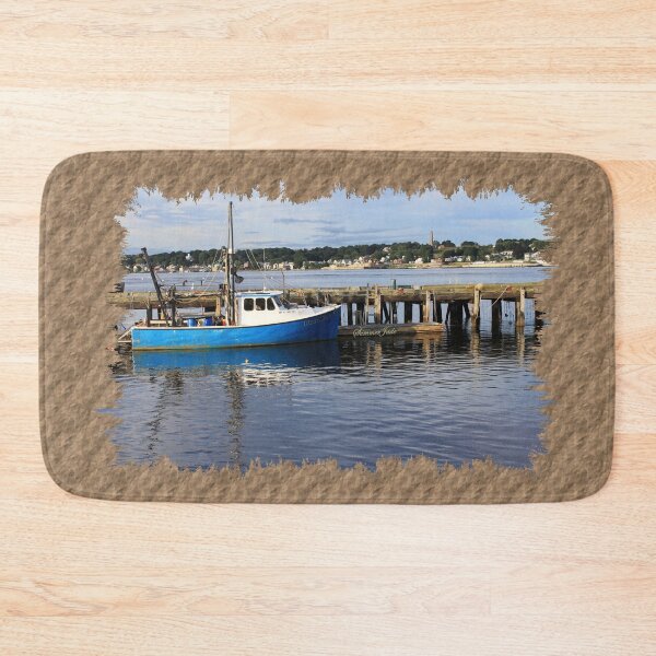 Item preview, Fishing Boat on the Thames River designed and sold by SummerJade.