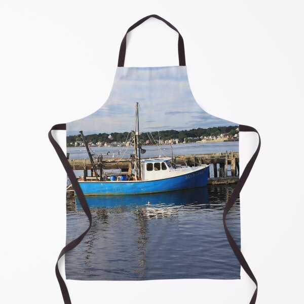 Item preview, Fishing Boat on the Thames River designed and sold by SummerJade.