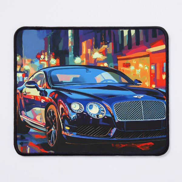 Item preview, Blue Bentley Continental GT Poster – Sophistication Meets Speed V designed and sold by AutoPopStudio.
