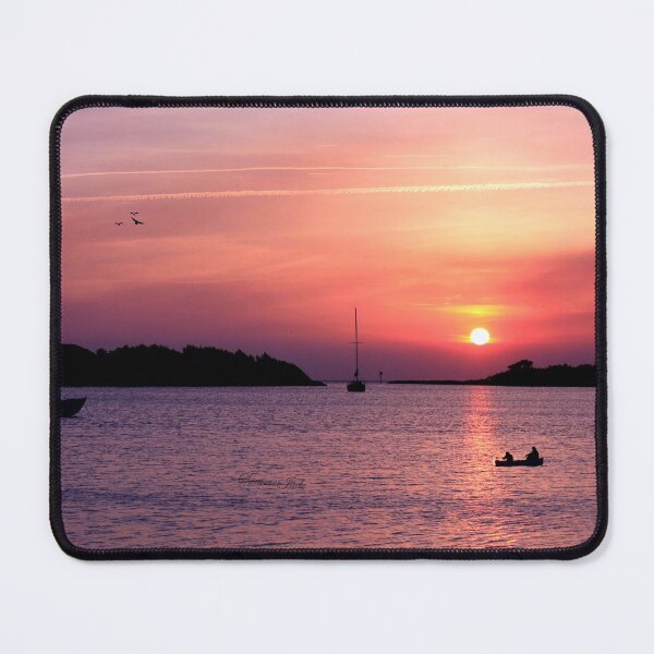 Item preview, Ocracoke Island Harbor at Sunset designed and sold by SummerJade.