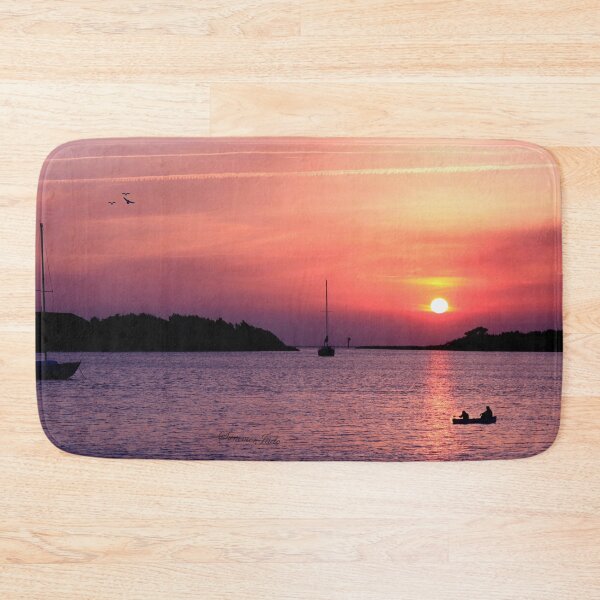 Item preview, Ocracoke Island Harbor at Sunset designed and sold by SummerJade.