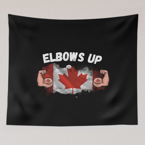 Item preview, Elbows Up Canada designed and sold by TheWorkoutLife ⭐⭐⭐⭐⭐.