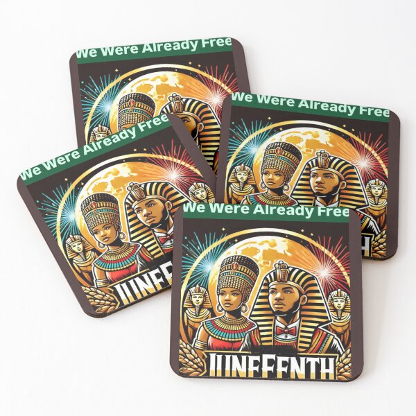 Item preview, This image is a powerful and symbolic representation of Juneteenth, incorporating elements of African heritage, royalty, and liberation. designed and sold by Amorej4.