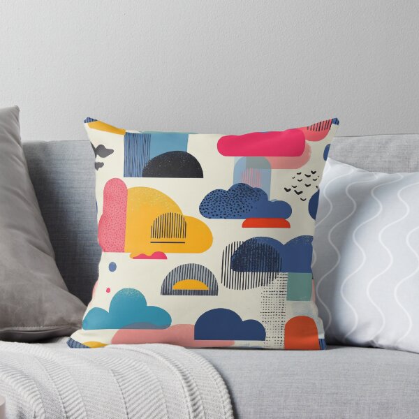 Item preview, Colorful Boho Geometric Clouds – Modern Abstract Pattern designed and sold by Moss and Moon Studio.