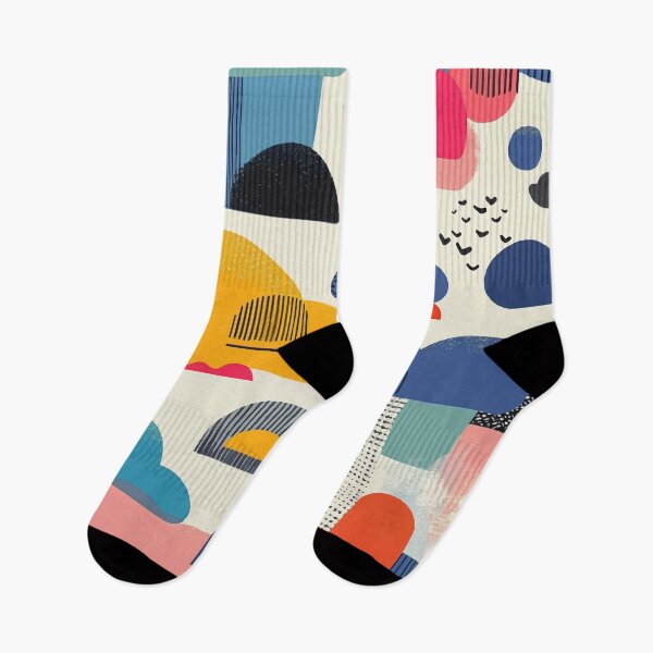 Item preview, Colorful Boho Geometric Clouds – Modern Abstract Pattern designed and sold by Moss and Moon Studio.