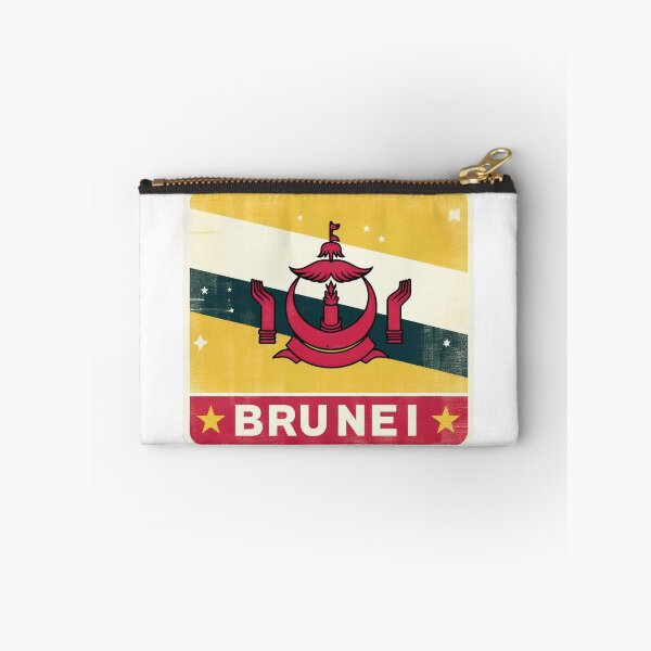 Item preview, Brunei - Vintage, Retro Logo designed and sold by Freewebnuaiart.