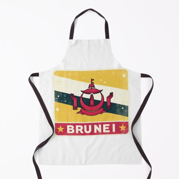 Item preview, Brunei - Vintage, Retro Logo designed and sold by Freewebnuaiart.