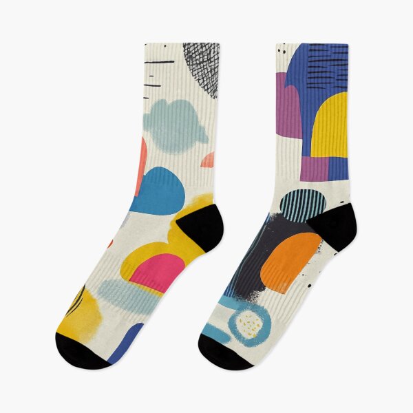 Item preview, Colorful Boho Geometric Clouds – Modern Abstract Pattern designed and sold by Moss and Moon Studio.