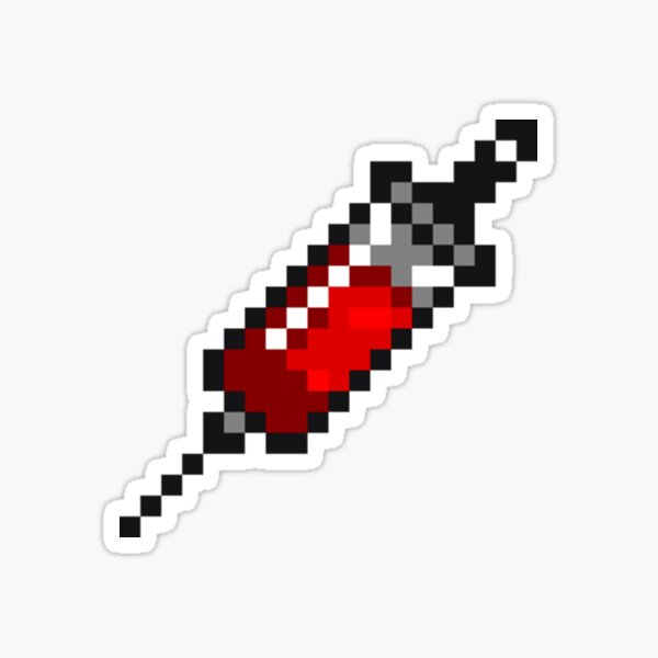 Artikel-Vorschau von Pixel Art Rote Fledermausspritze, designt und verkauft von BifrostGames.