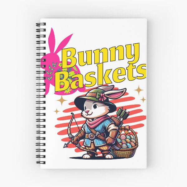 Item preview, Easter Archer Bunny – Fantasy Bunny with Basket of Eggs designed and sold by NSB-Design.
