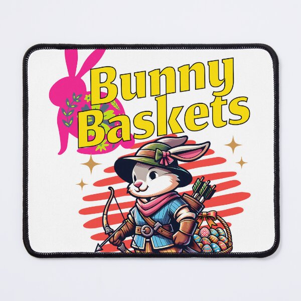 Item preview, Easter Archer Bunny – Fantasy Bunny with Basket of Eggs designed and sold by NSB-Design.