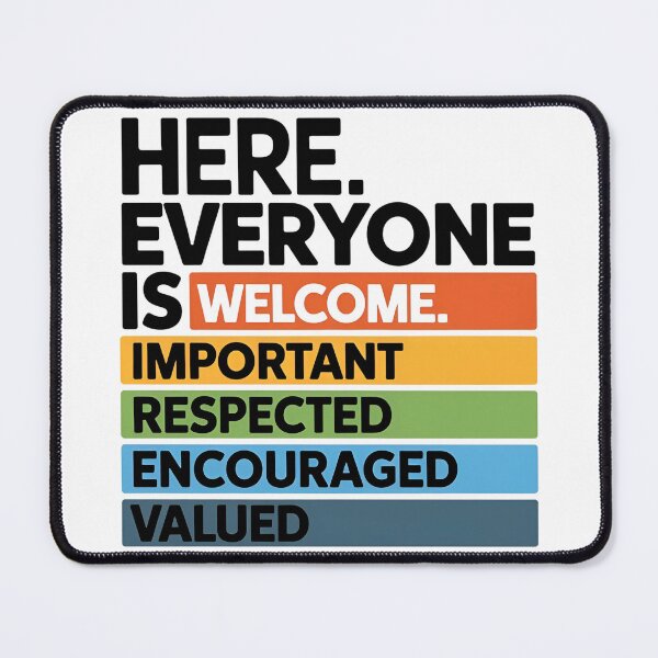 Item preview, Here Everyone Is Welcome Important Idaho Teacher Funny, Important, Accepted & Valued designed and sold by BLZART.