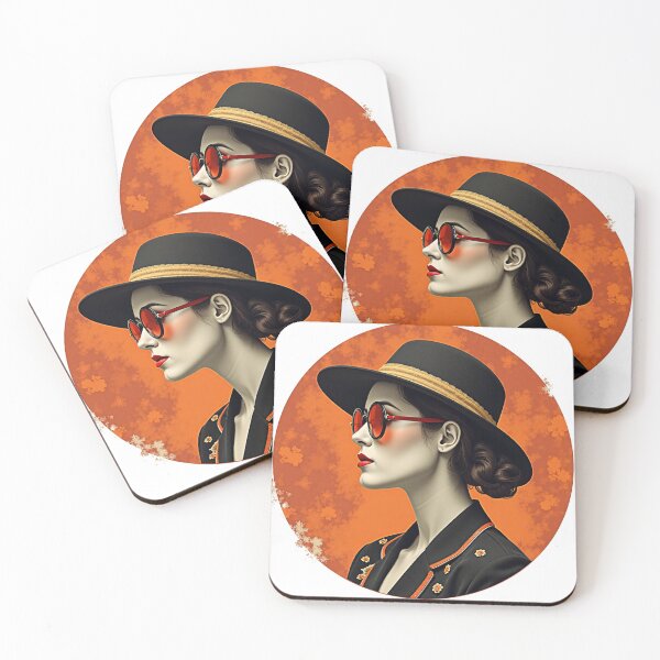 Item preview, Vintage Elegance – Art Deco Fashion Portrait designed and sold by Wesira.