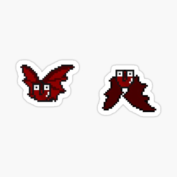 Artikel-Vorschau von Pixel Art Fliegende rote Fledermaus, designt und verkauft von BifrostGames.
