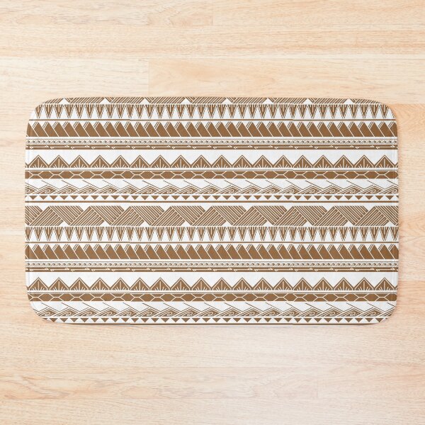 Item preview, White and Tan Tribal Pattern designed and sold by Steeb757.