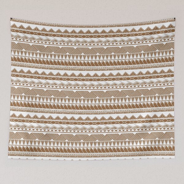 Item preview, White and Tan Tribal Pattern designed and sold by Steeb757.