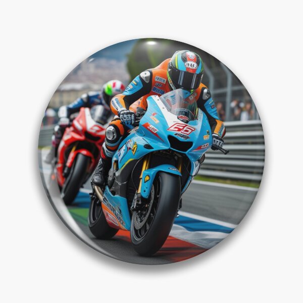 Artikelvorschau, Grand Prix Racing Mugello Italien Baby Blue Superbike entworfen und verkauft von Moto Graphix.