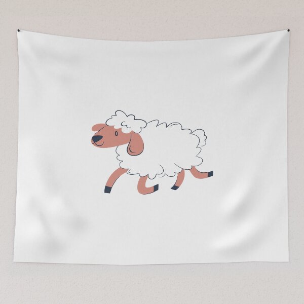 Item preview, Cute sheep character hand drawn designed and sold by ArtKoh.