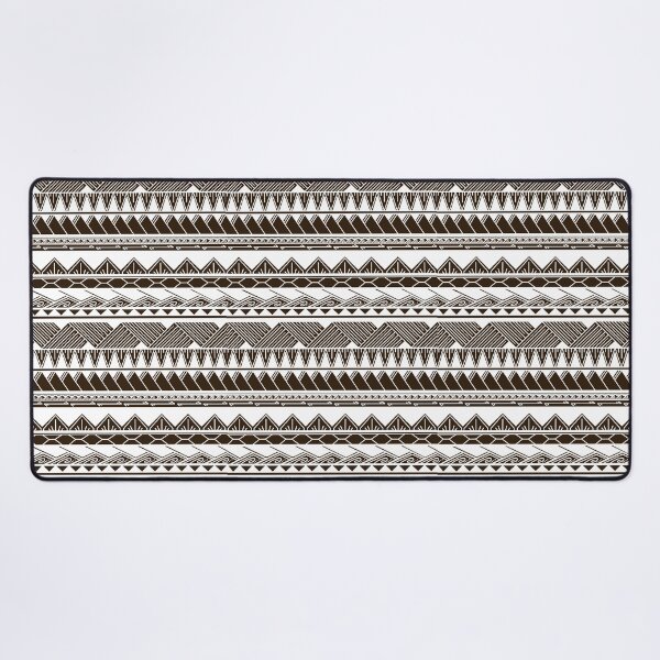 Item preview, White and Dark Brown Tribal Pattern designed and sold by Steeb757.