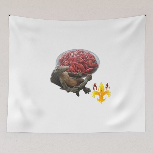 Item preview, Down on the bayou Crawfish Art designed and sold by trailsitravel.