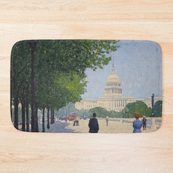Item preview, District of Columbia state | Post-impressionist painting style designed and sold by ComicsFactory.