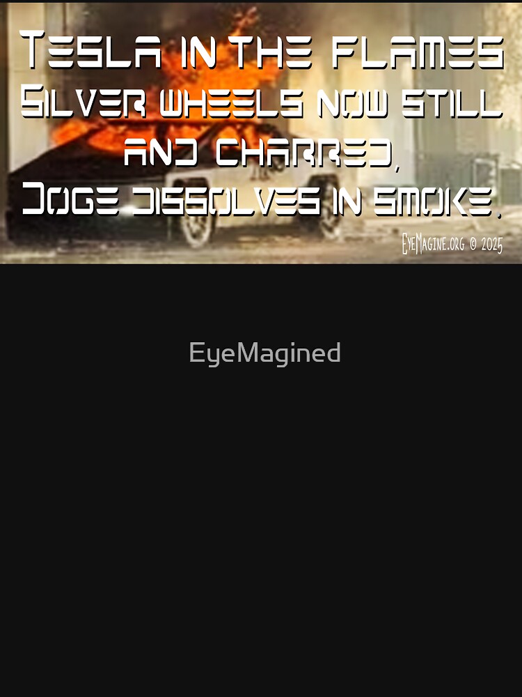 Thumbnail 7 of 7, Essential T-Shirt, Tesla Haiku designed and sold by EyeMagined.