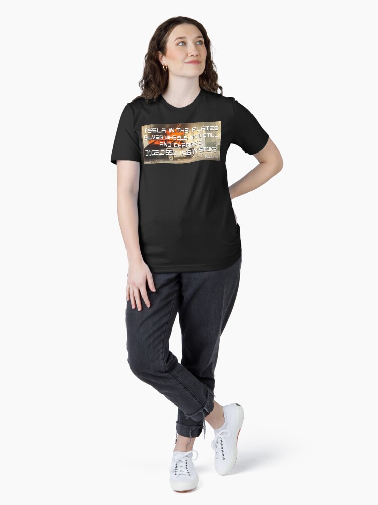 Thumbnail 4 of 7, Essential T-Shirt, Tesla Haiku designed and sold by EyeMagined.