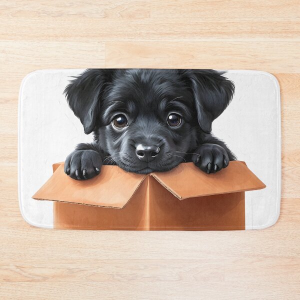 Item preview, Cute Black Puppy designed and sold by Bo-Mak.