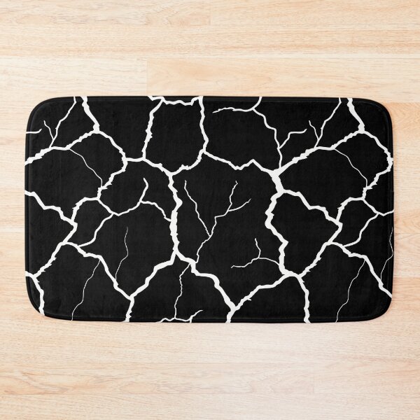 Item preview, abstract white cracks on black designed and sold by Mike Kiev art.
