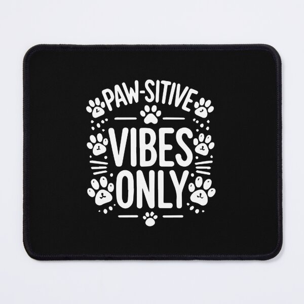 Item preview, Paw-sitive Vibes Only – Funny Dog & Cat Lover designed and sold by chantastical.