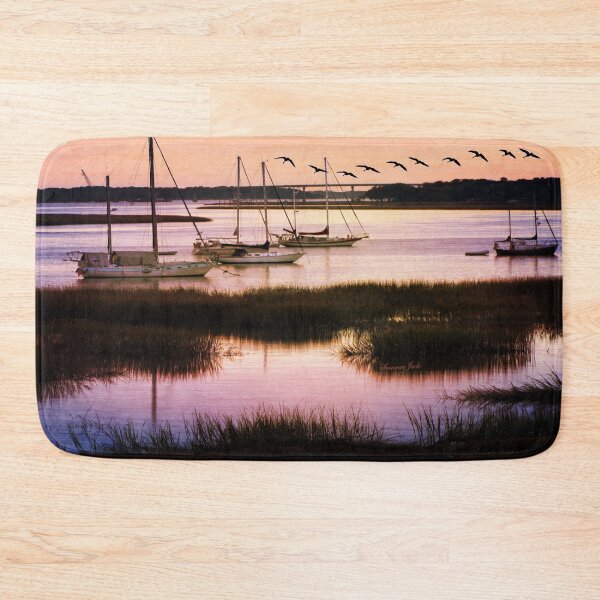 Item preview, Boats at Anchor ~ Evening Tranquility designed and sold by SummerJade.