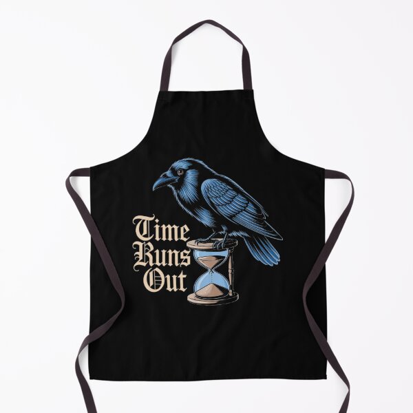 Item preview, Time Runs Out - Raven and Hourglass Gothic Art designed and sold by love3617.
