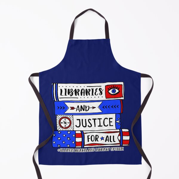Item preview, Libraries & Justice for All designed and sold by Illinois Heartland Library System.