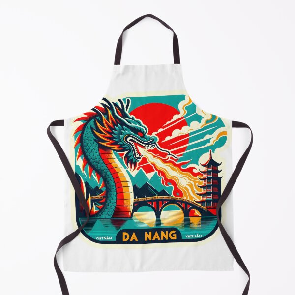 Item preview, Da Nang Vietnam Dragon die cut designed and sold by LoveLabDesign.