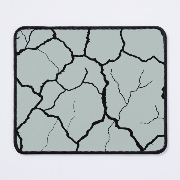 Item preview, abstract black cracks on white designed and sold by Mike Kiev art.