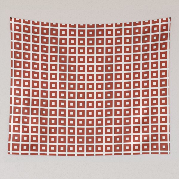 Item preview, Squares Carmine designed and sold by Lisetta Collection.