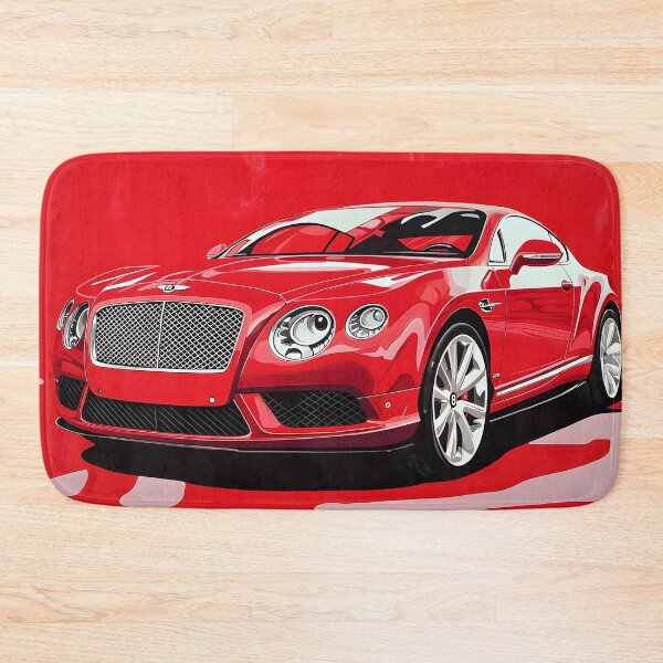 Item preview, Pop Art Red Bentley Continental GT – Bold Luxury with a Retro Twist VI designed and sold by AutoPopStudio.