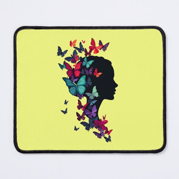 Item preview, Butterfly Metamorphosis Woman Transformation Art designed and sold by VibeTCreations.