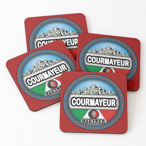 Item preview, Courmayeur Italia stitching effect emblem designed and sold by studioss76.
