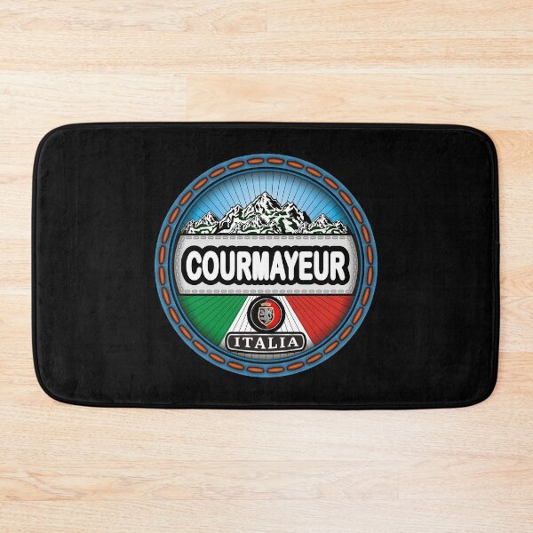 Item preview, Courmayeur Italia stitching effect emblem designed and sold by studioss76.