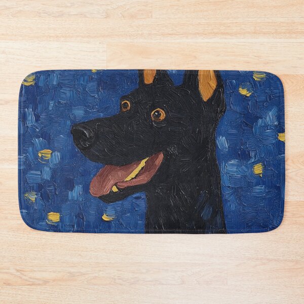 Item preview, Dobermann | Post-impressionist painting style designed and sold by ComicsFactory.