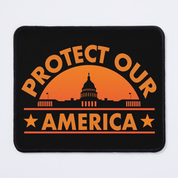 Item preview, Protect Our America – Pro-Democracy Anti-Trump Political Graphic designed and sold by electrovista.