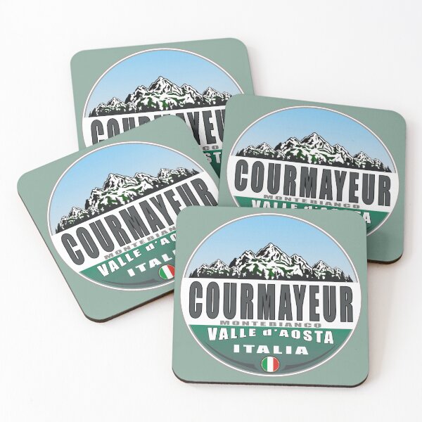 Item preview, Courmayeur Valle d'Aosta Italy green designed and sold by studioss76.