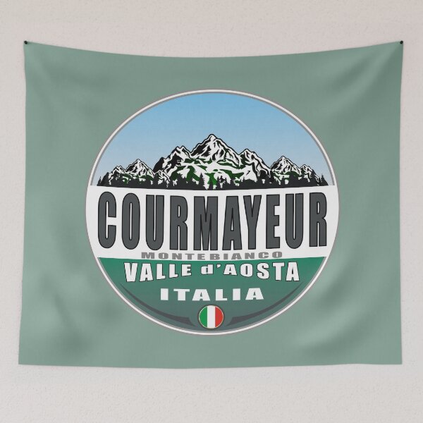 Item preview, Courmayeur Valle d'Aosta Italy green designed and sold by studioss76.