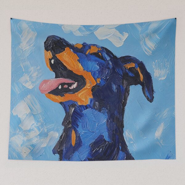 Item preview, Dog | Post-impressionist painting style designed and sold by ComicsFactory.