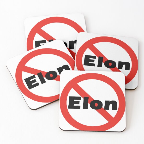 Item preview,  Stop Elon - red and black designed and sold by Mahmoud Salah.
