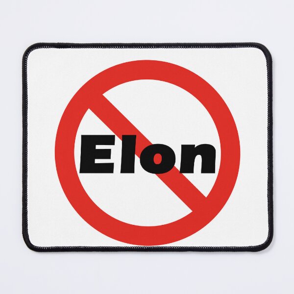 Item preview, Stop Elon - red and black designed and sold by Mahmoud Salah.