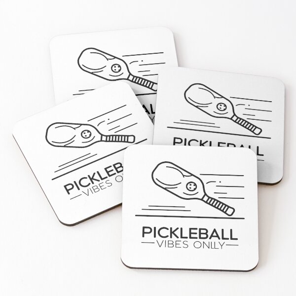 Item preview, Minimalistic Pickleball vibes only designed and sold by Waseemkhan86.