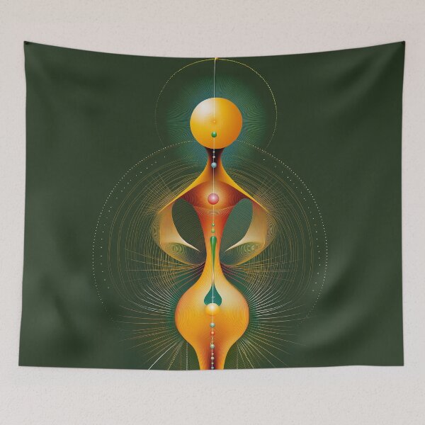 Item preview, Abstract Anthropomorphic Surrealism Art Deco x designed and sold by EugeJ.