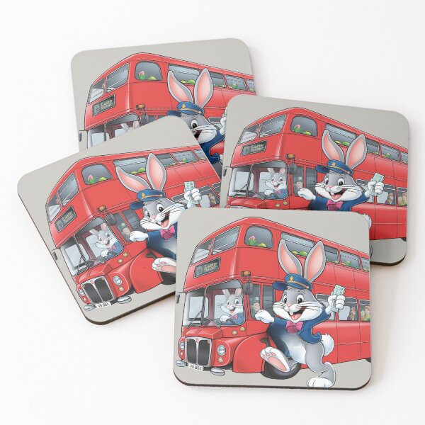 Item preview, Cute Bunny the bus driver designed and sold by Nature's Palette.